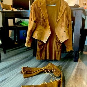 Cowgirl outfit with boots